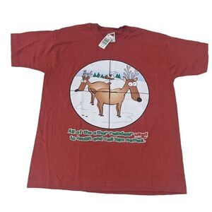 Christmas Funny Graphic T Shirt Large Vintage 90s‎